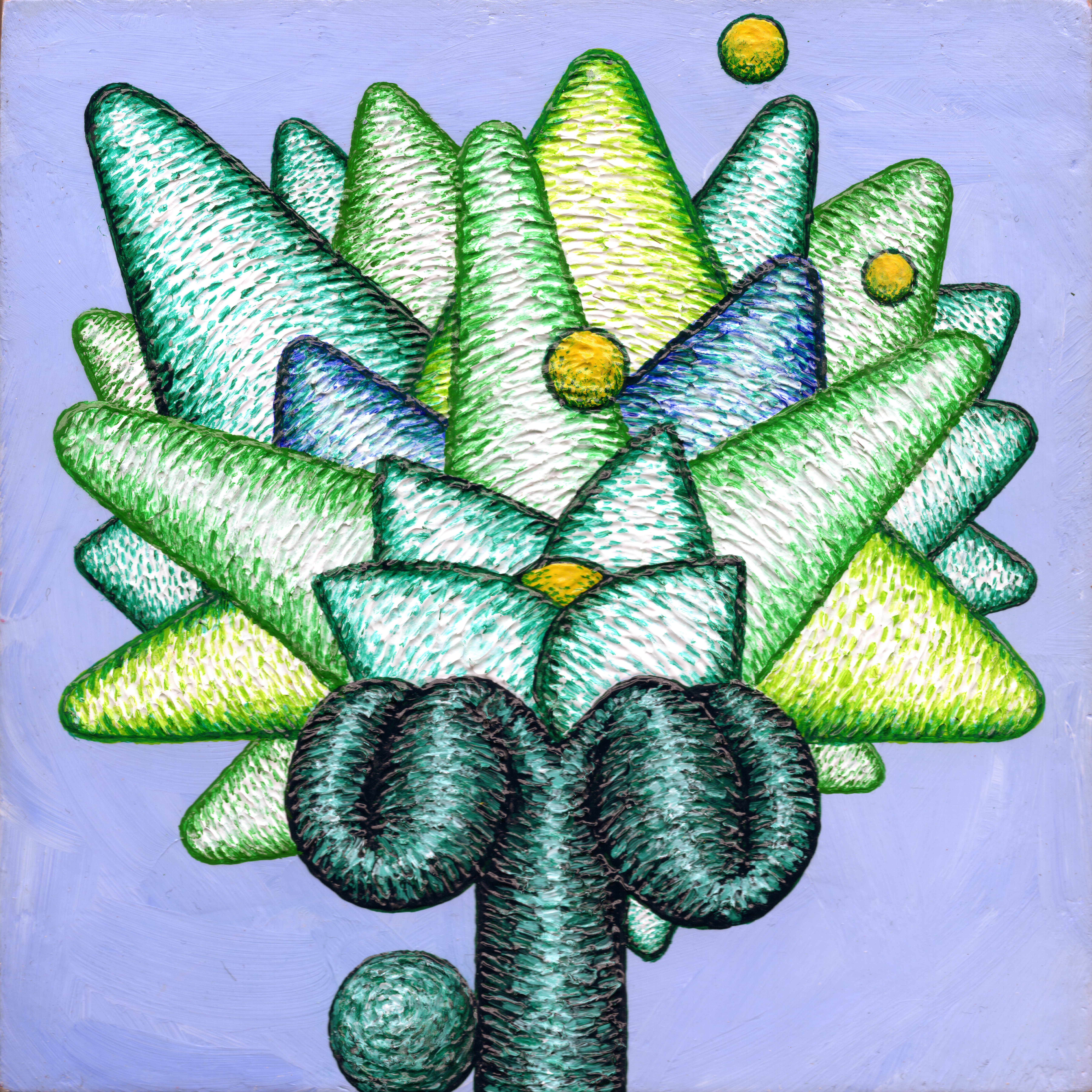 Apology Flower No. 12, 2022, 6in x 6in